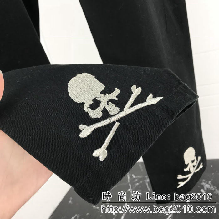 MMJMASTERMIND WORLD 2018FW 限量款 骷髏刺繡 工裝多袋褲 ydi1499